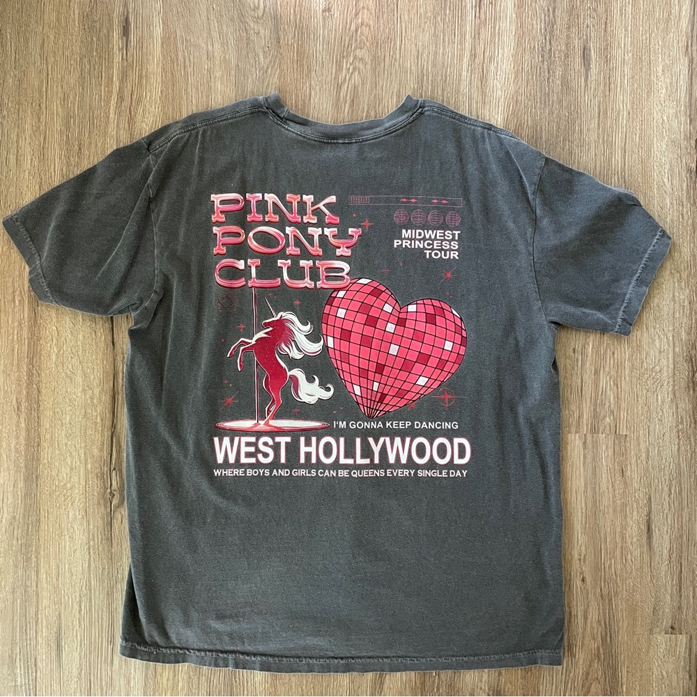Pink Pony Club Graphic T-shirt